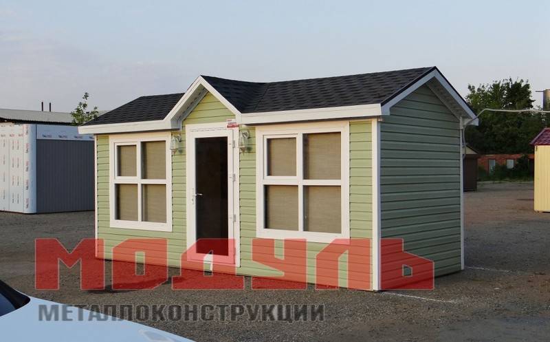 курортный домик размером 6х2.5х3 м