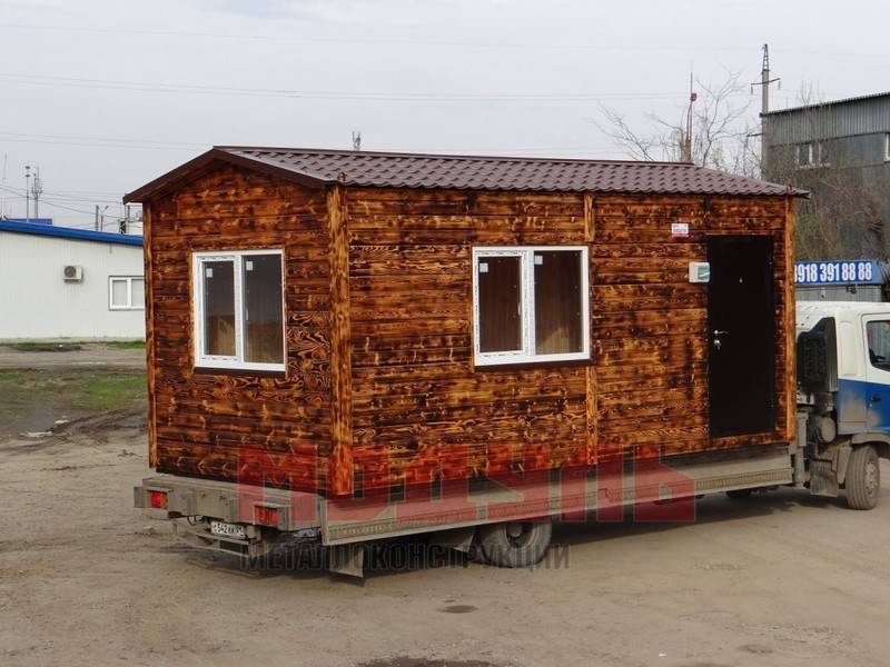 дачный дом размером 6х3х3 м