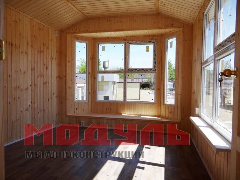 Отделка из хвойной вагонки