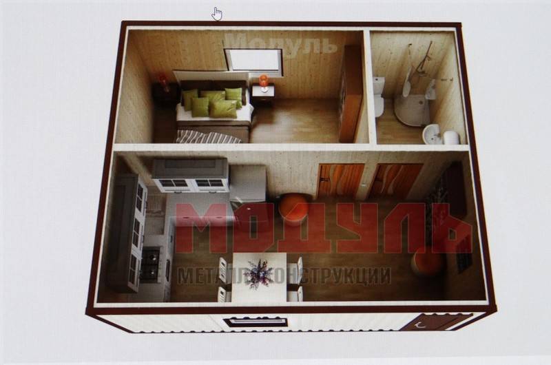 Планировка дачного домика размером 5х5 м