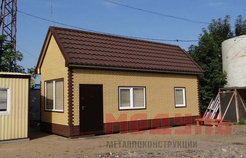 Дачный домик размером 8х3х4 м двух комнатный