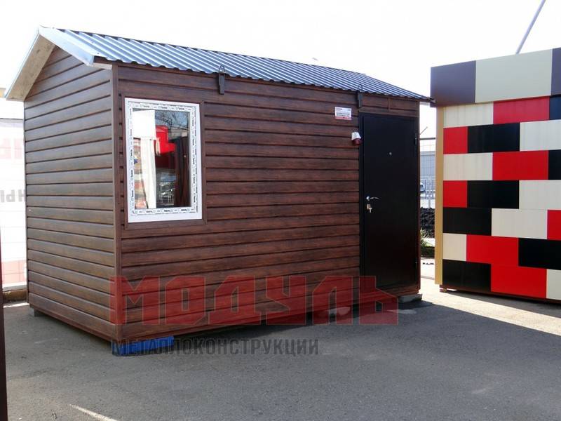 Дачный домик размером 4х2,5 м