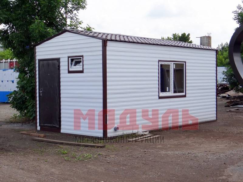 Дачный домик размером 6х3х3 м с санузлом