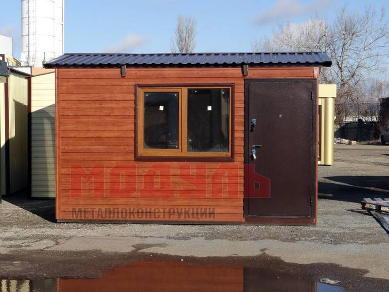 дачный домик размером 4х2,5х2,7 м