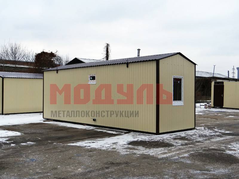 Дачный домик с санузлом размером 8х2,5х3 м