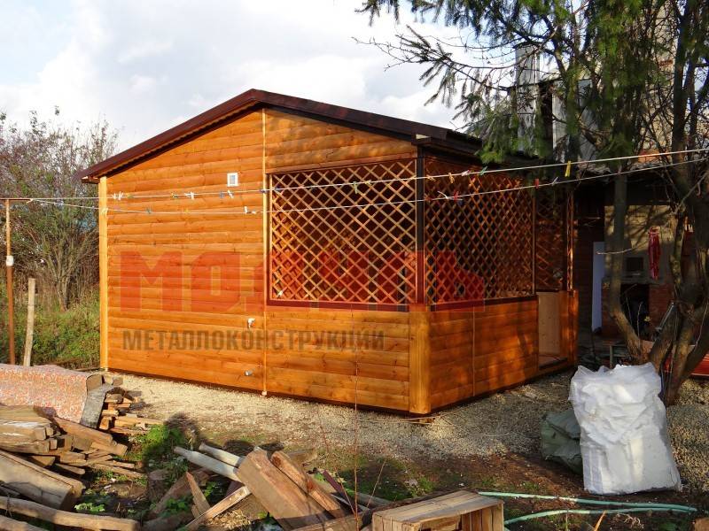 Дачный домик размером 5х5х3,5 м
