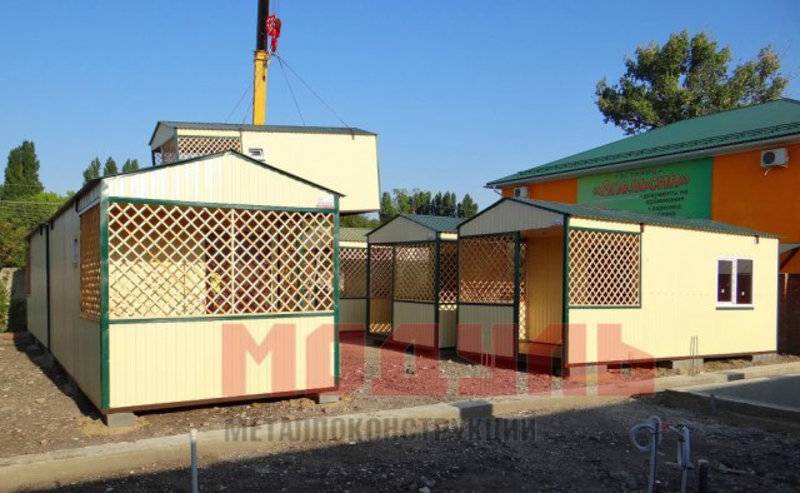 Домики для базы отдыха, утепленные для круглогодичного проживания, оборудованы санузлом