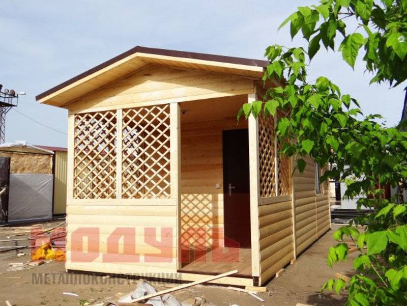 Дачный домик размером 8х3х3м, утепленный