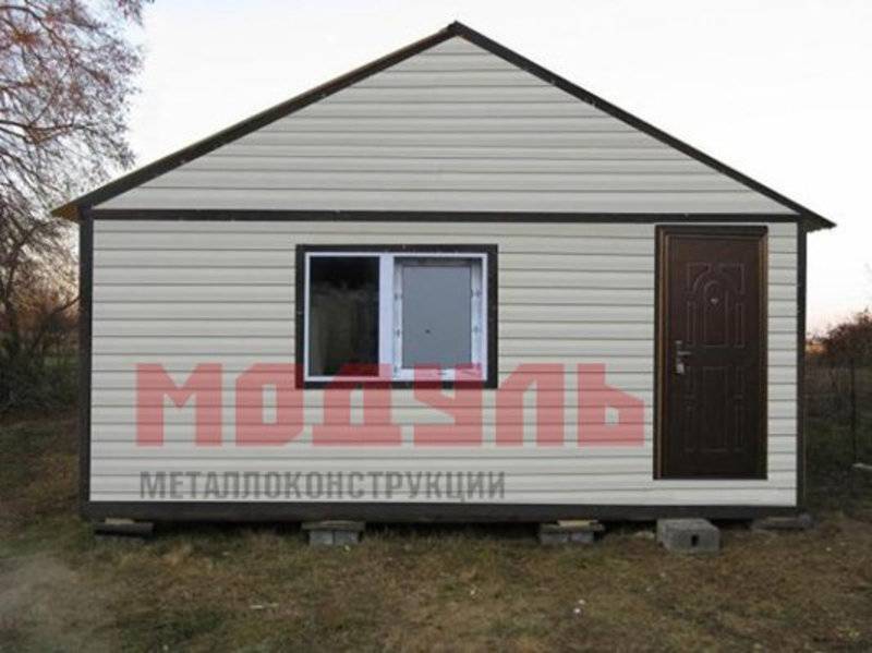 Садовый домик размером 6х5х4,5 м, утепленный, состоит из 2-х комнат, санузла и кухни