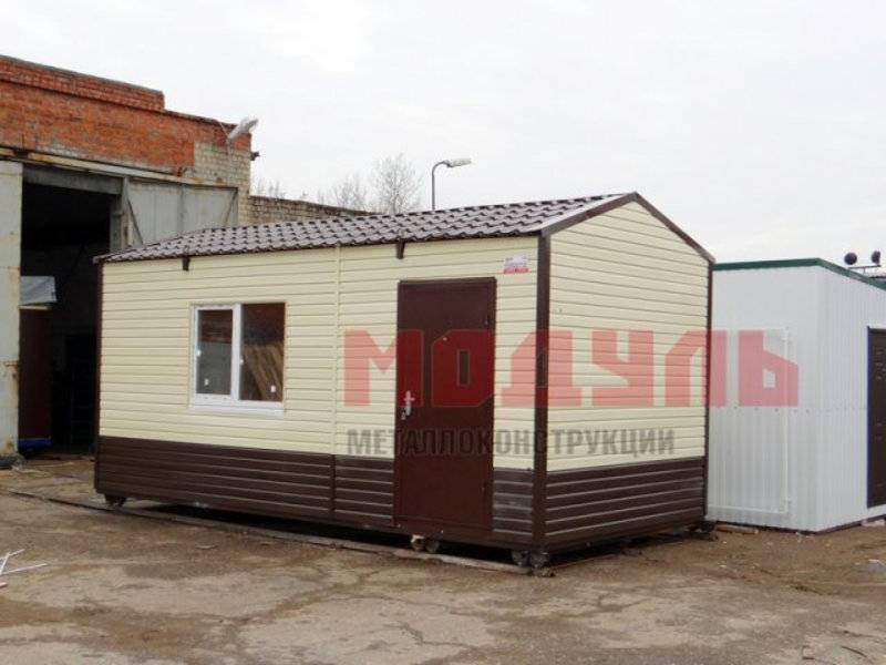 Садовый домик размером 6х3х3 м, утепленный, прихожая и комната