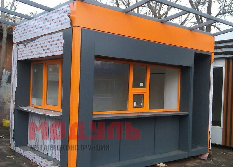 торговый ларек размером 4х3 м