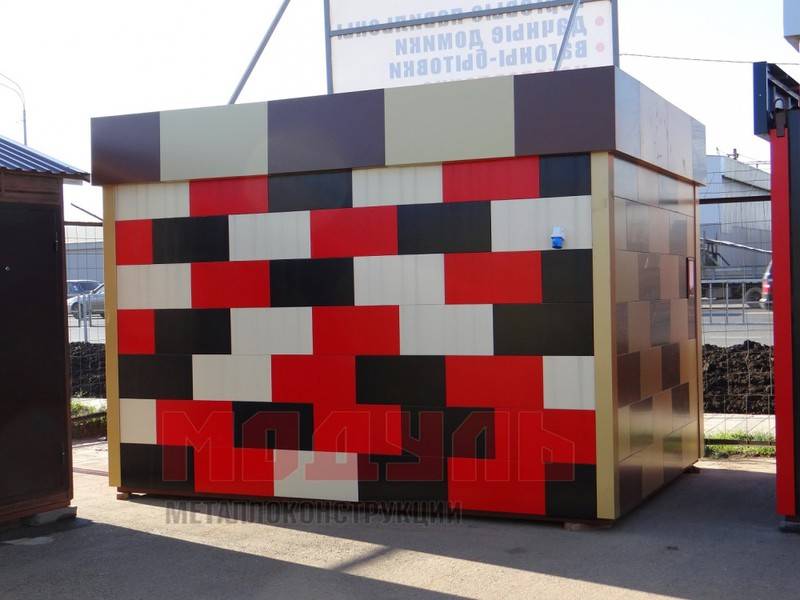 торговый ларек размером 4х3 м