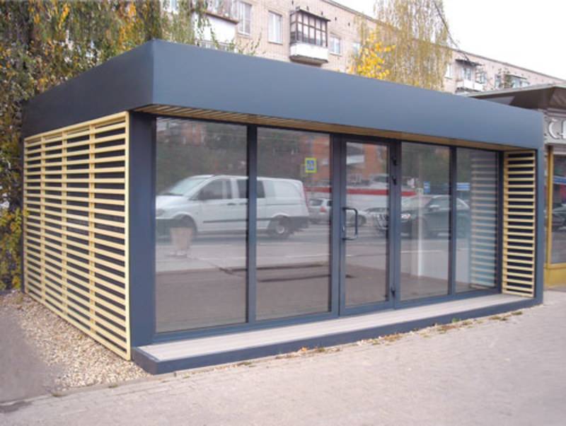 Торговый павильон размером 7х6 м (A3102)