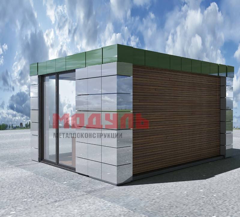 Торговый павильон размером 5х3.5 м (A3106)