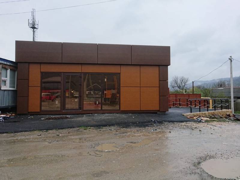 Торговый павильон размером 9х6 м (A3107)