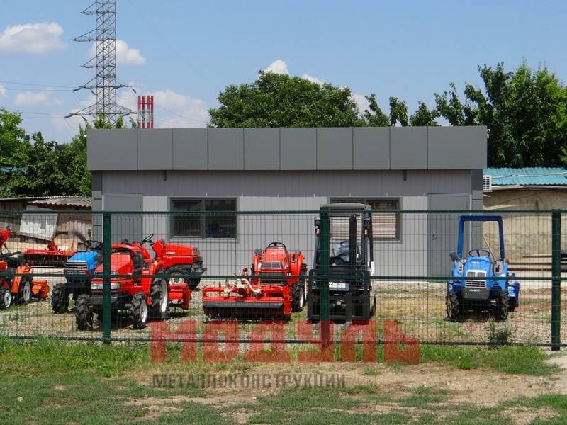 Торговый павильон размером 9х3 м (A3109)