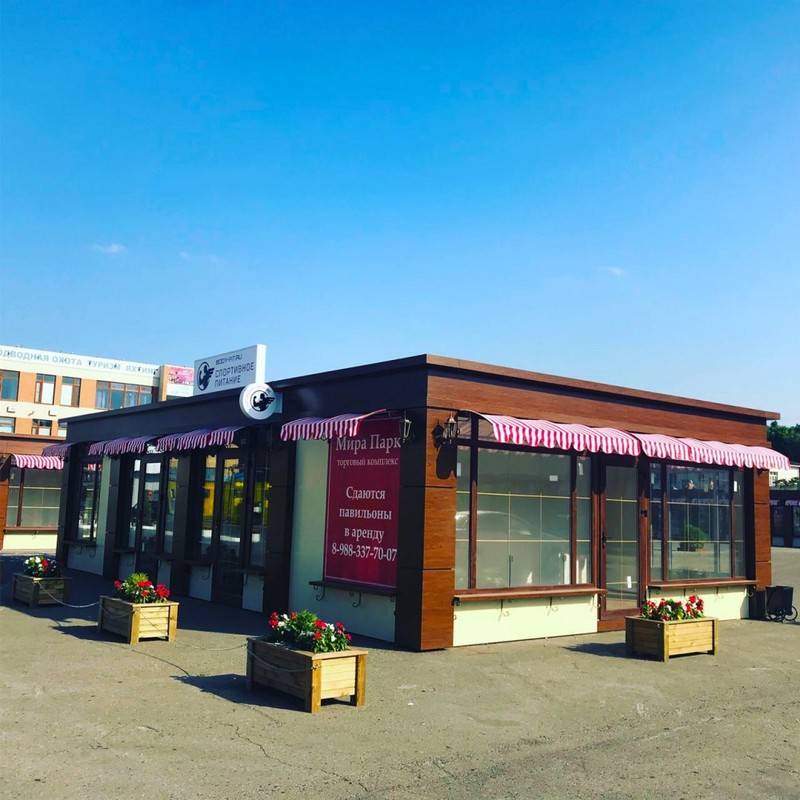Торговый павильон размером 7х13 м (A3113)