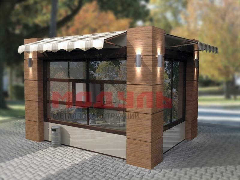 Торговый павильон размером 4х3х3 м (A3134)