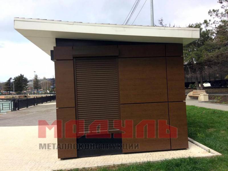 Торговый павильон размером 5х3.5 м (A3136)