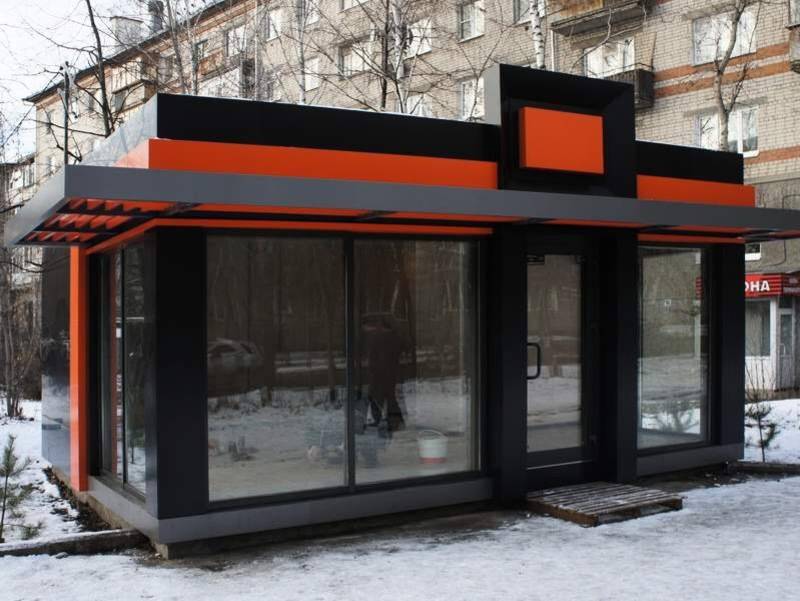 Торговый павильон размером 8х5 м (A3145)