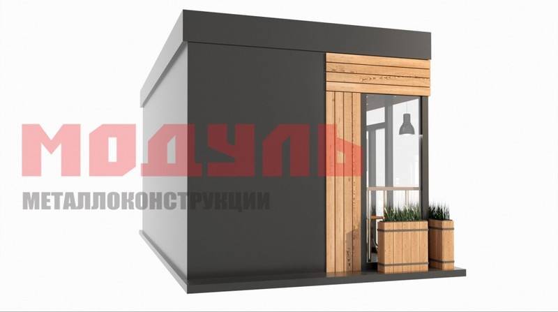 Торговый павильон размером 6х3х3 м (A3154)