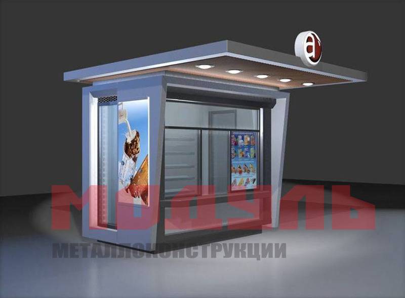 Торговый павильон размером 3х2.5х3 м (A3158)