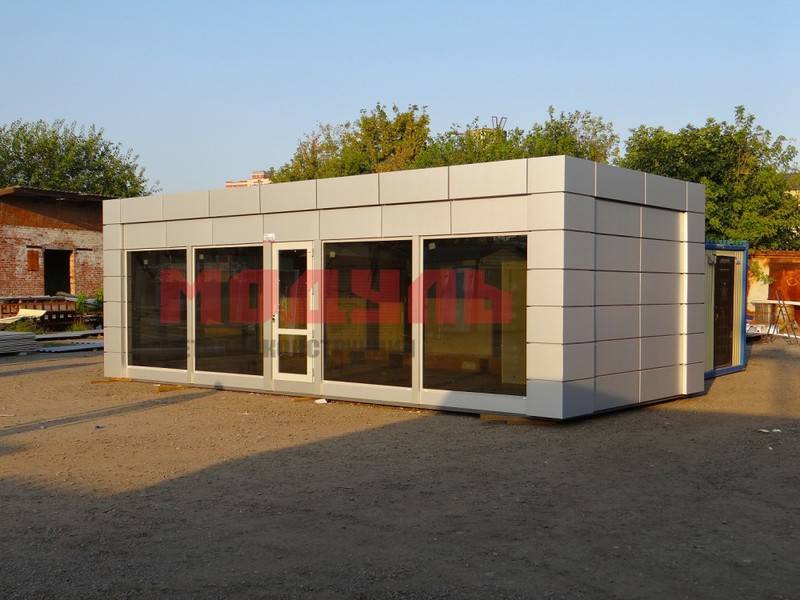 Торговый павильон размером 9х4х3м (A3159)