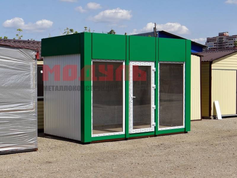 Торговый павильон размером 4х2,5х3 м (A3161)