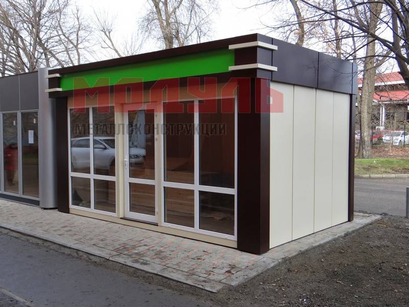 Торговый павильон размером 5х3х3 м (A3174)