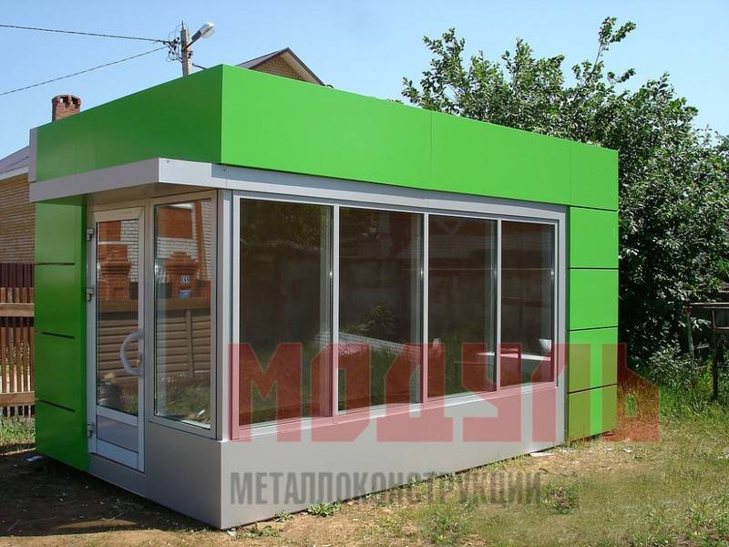 Торговый павильон размером 5х3х3 м (A3179)