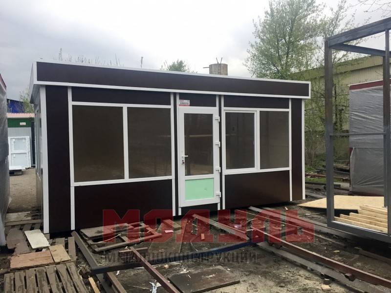 Торговый павильон размером 6х3х3 м (A3181)