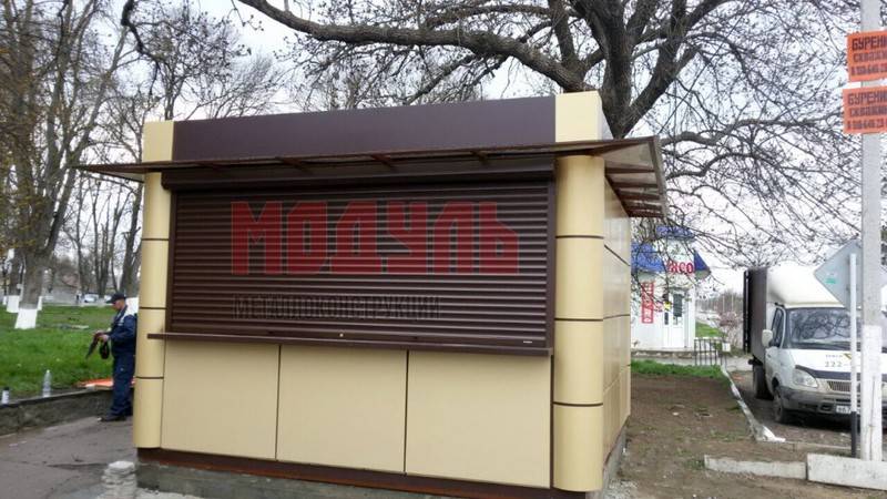 Торговый павильон размером 4х4х3 м (A3182)