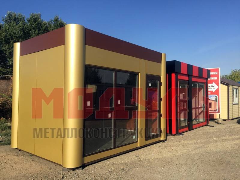 Торговый павильон размером 4х3х3 м (A3187)