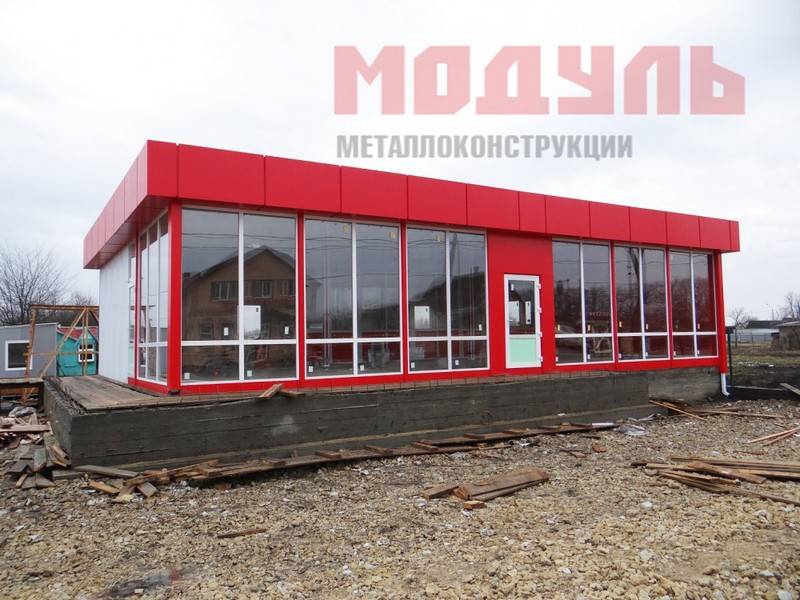 Торговый павильон размером 15х10х4 м (A3190)