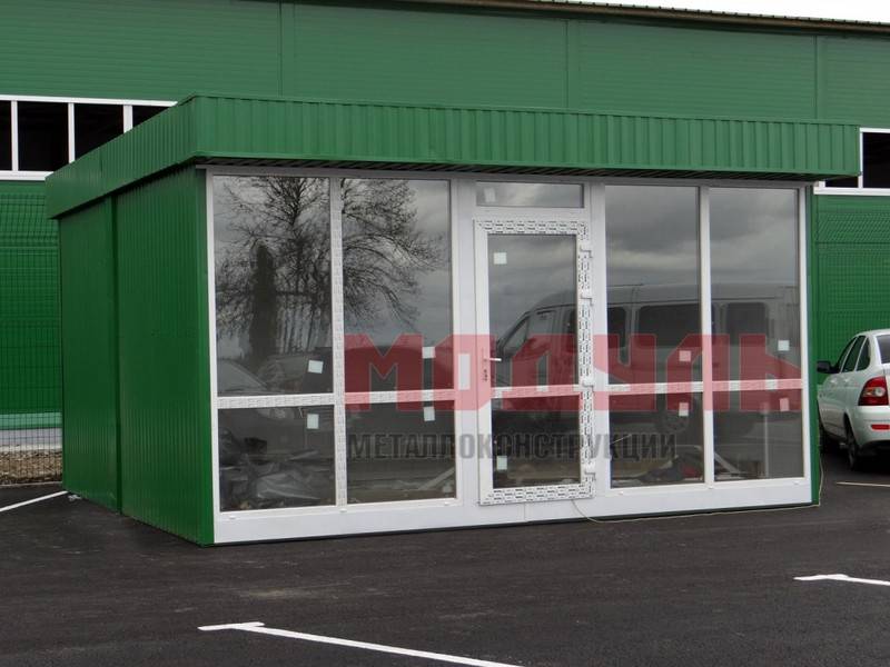 Торговый павильон размером 6х5х3 м (A3192)
