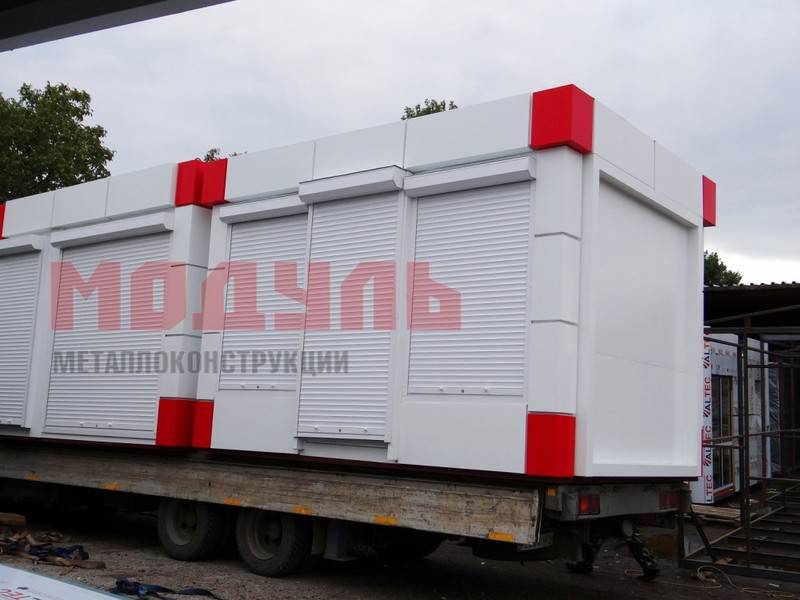 Торговый павильон размером 4х3х3 м (A3204)