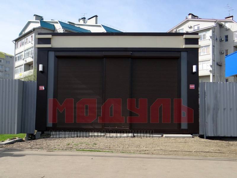 Торговый павильон размером 6х4х3,5 м (A3232)