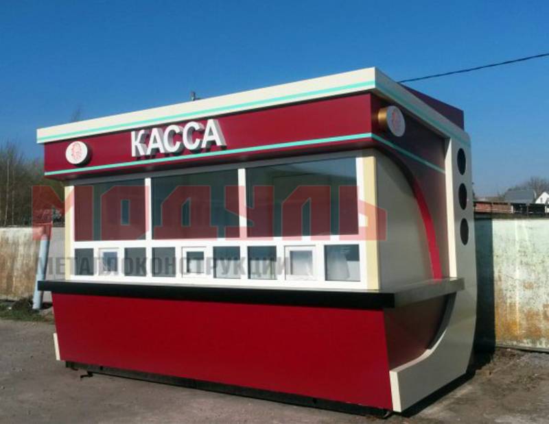 Торговый павильон размером 6х3х3 м (A3233)