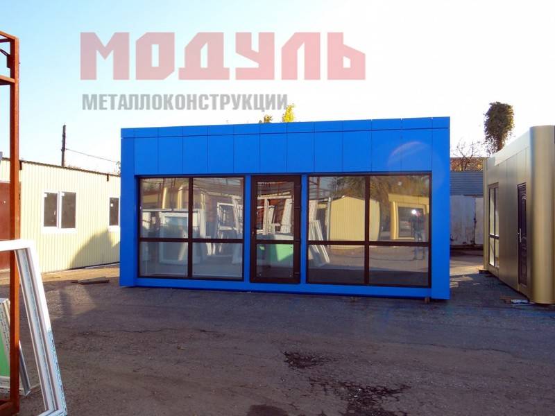 Торговый павильон размером 6х3,5х3,2 м (A3246)