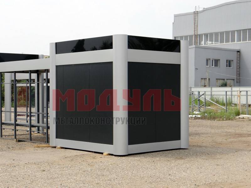 Торговый павильон из сэндвич панелей размером 3х2,5х3м (A3248)