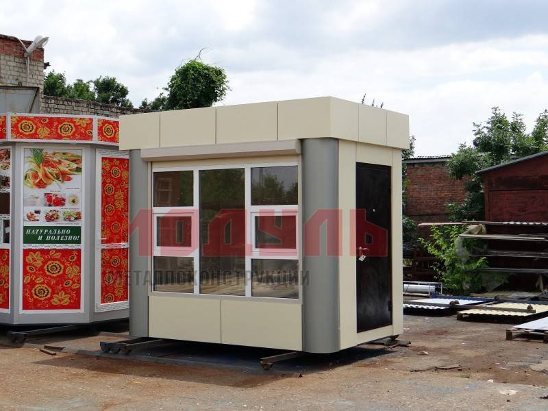 Торговый киоск размером 3х2,5х3 м (A3250)