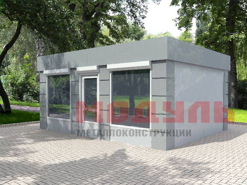Торговый павильон размером 6х5х3,1 м (A3252)