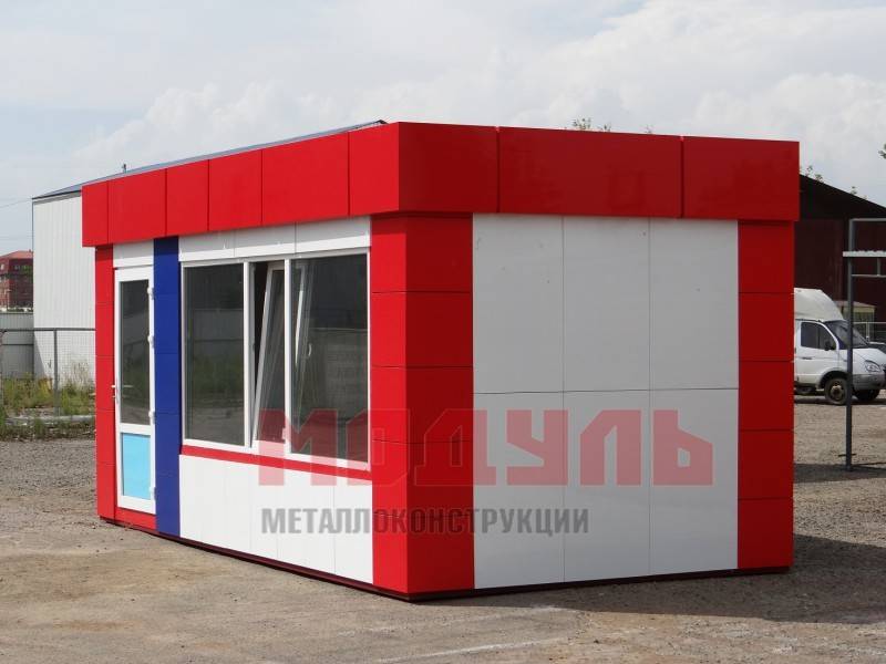 Торговый павильон размером 6х3х3 м (A3255)