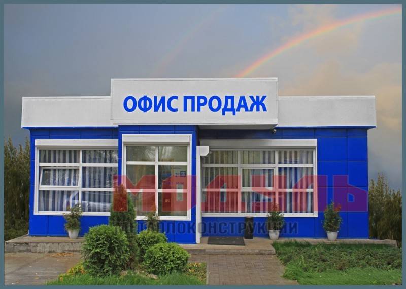 Торговый павильон размером 10х6х3,5 м (A3256)