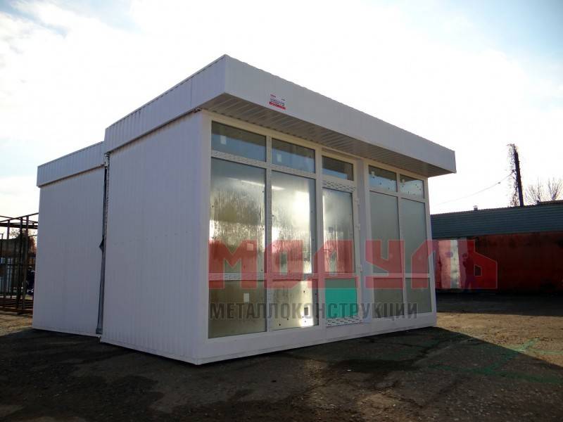 Торговый павильон из 2-х частей, размер 5х5х3 м (A3265)