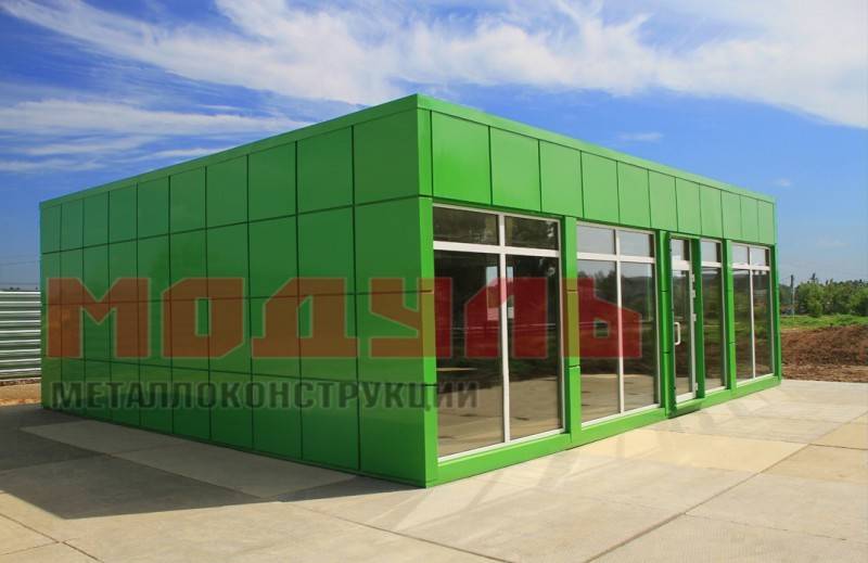 Торговый павильон размером 9х9х3,1 м (A3269)