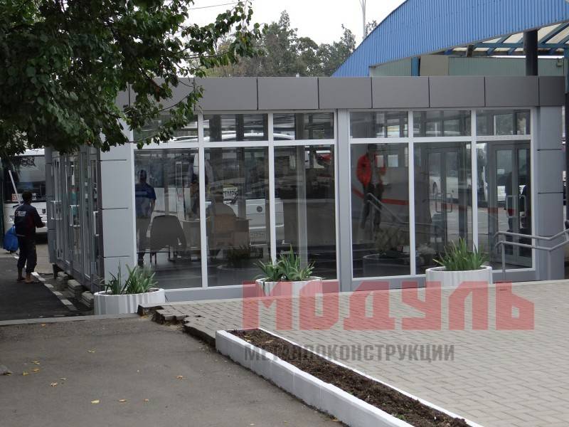 Торговый павильон размером 7х8х3,1 м (A3272)