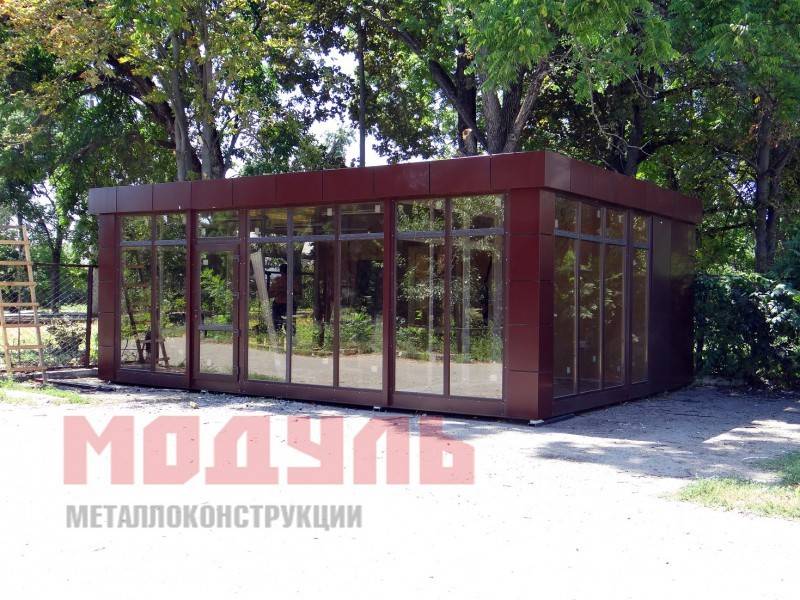 Торговый павильон размером 6х8х3,2 м (A3277)