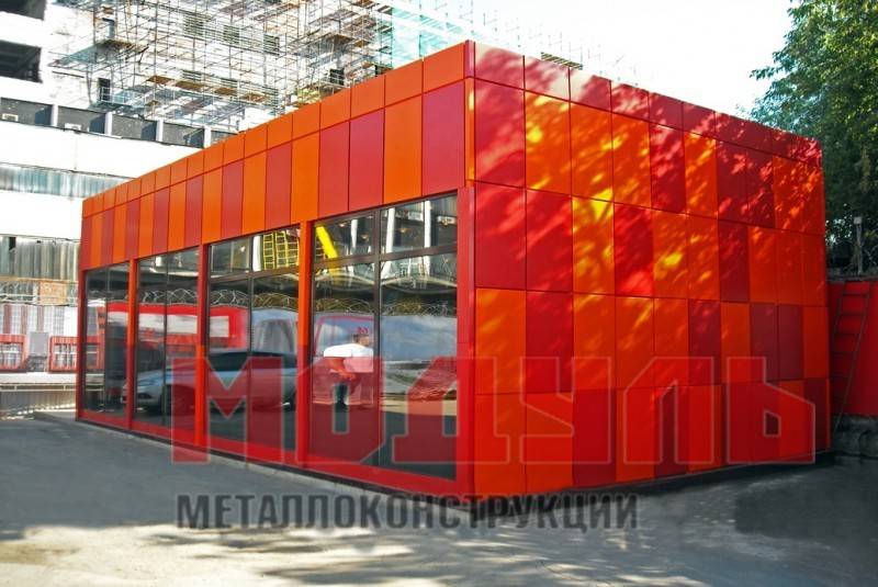 Торговый павильон размером 12х6х4 м (A3278)