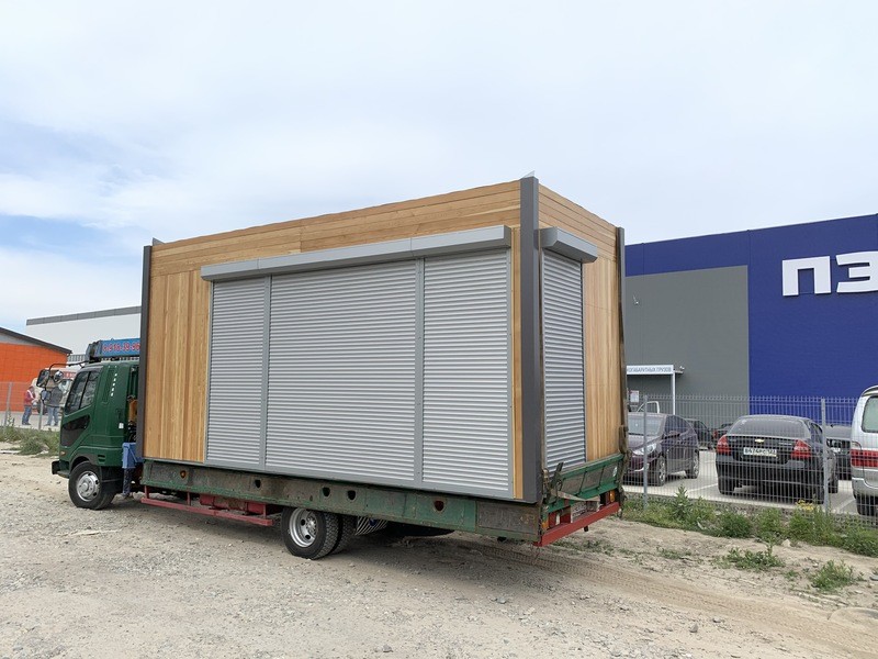 Торговый павильон размером 5000х3000х3000 мм (A3584)